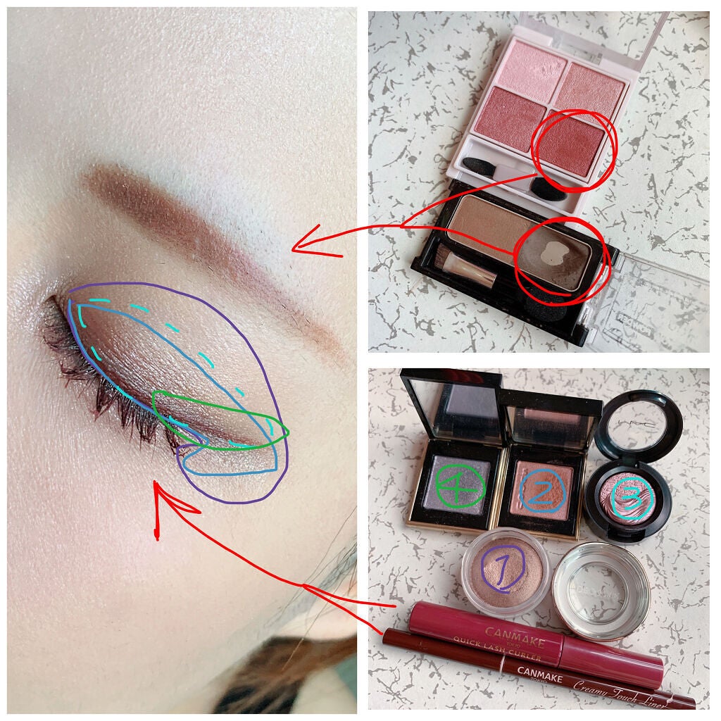 クイックラッシュカーラー/キャンメイク/マスカラ下地を使ったクチコミ(5枚目)