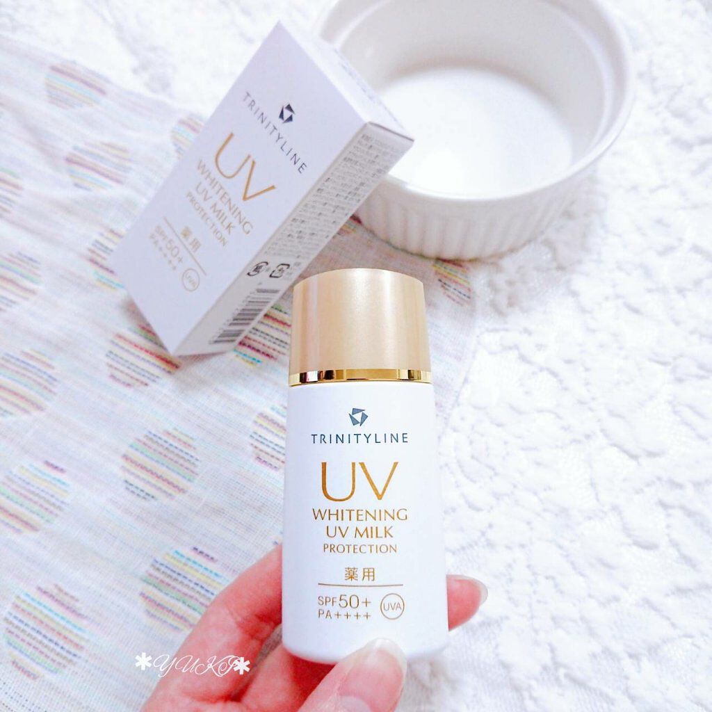 薬用ホワイトニング UVミルク プロテクション/トリニティーライン/日焼け止めミルクを使ったクチコミ(2枚目)