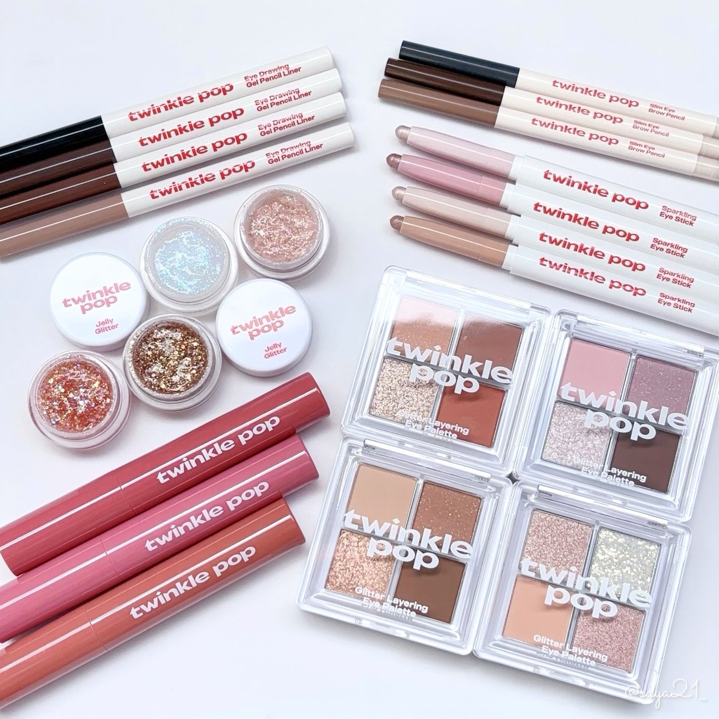 グリッターレイヤリングアイシャドウパレット/TWINKLE POP/アイシャドウパレットを使ったクチコミ(1枚目)