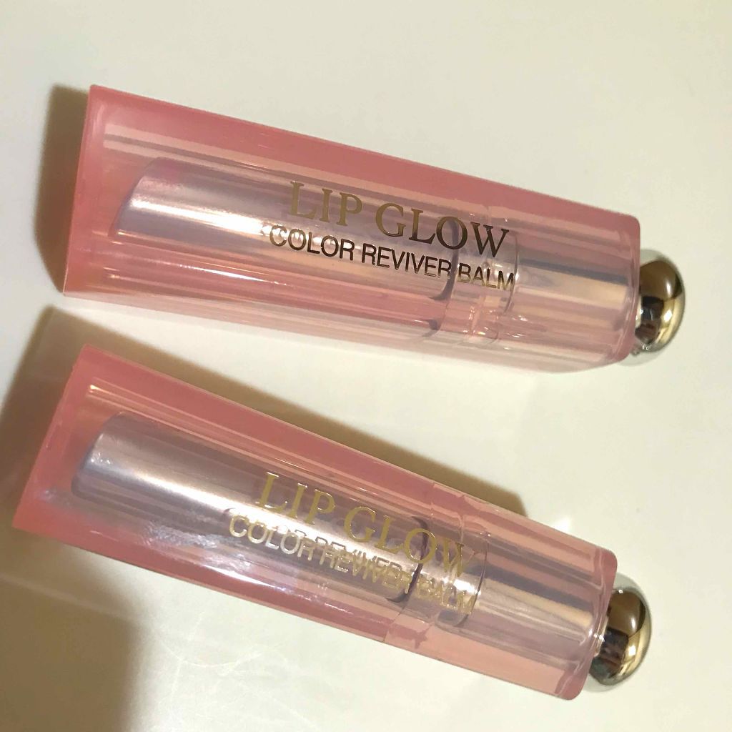 【旧】ディオール アディクト リップ グロウ 001 ピンク(限定パッケージ)/Dior/リップケアを使ったクチコミ（2枚目）