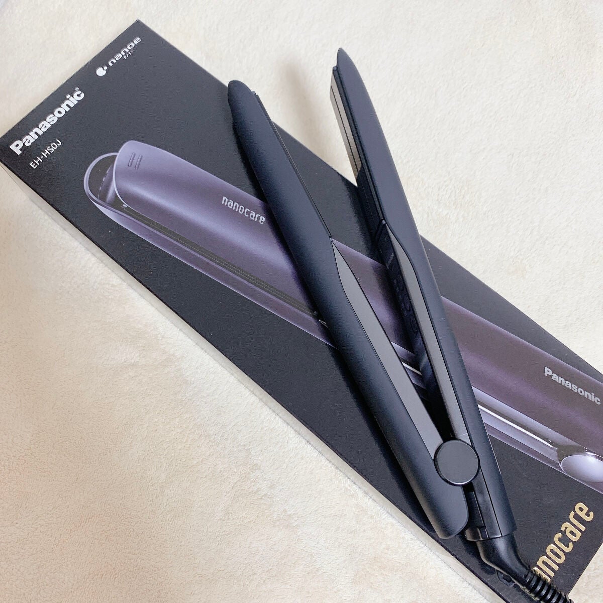 ストレートアイロン ナノケア EH-HS0E/Panasonic/ストレートアイロンを使ったクチコミ(1枚目)