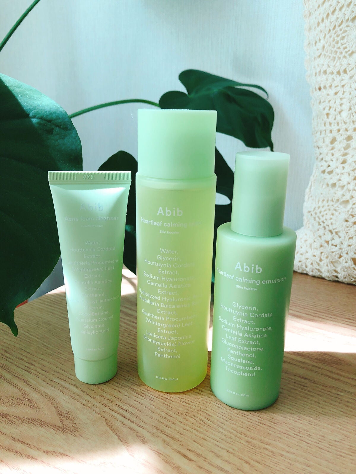 <楽天限定>ドクダミ3種セット/Abib /スキンケアキットを使ったクチコミ(1枚目)