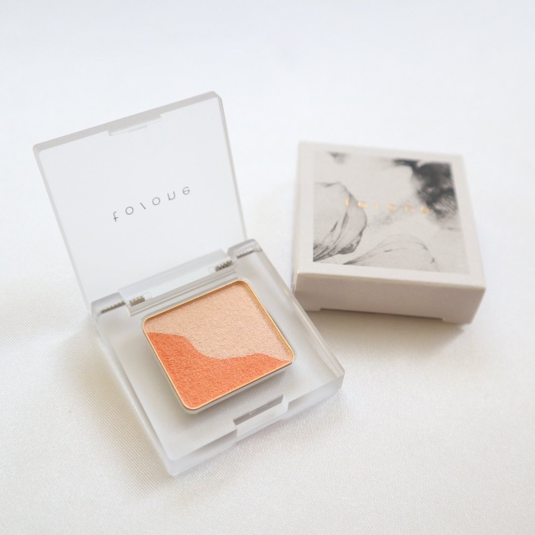 トーン ペタル アイシャドウ 02:オレンジ/to/one/アイシャドウパレットを使ったクチコミ（2枚目）