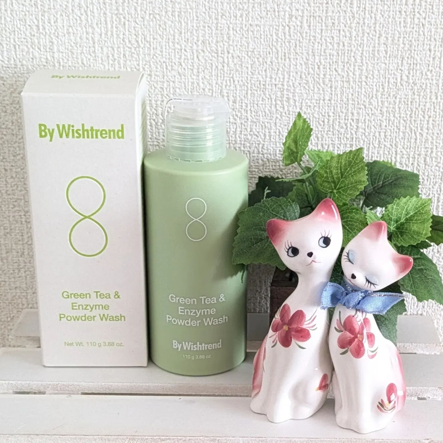 グリーンティー&エンザイムパウダーウォッシュ/By Wishtrend/洗顔パウダーを使ったクチコミ（1枚目）