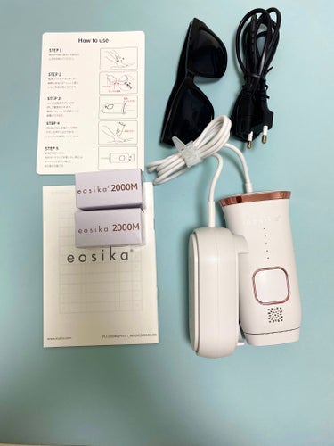 eosika SIPL-2000M 家庭用光美容器のクチコミ「eosika
家庭用脱毛器 SIPL-2000M
✼••┈┈••✼••┈┈••✼••┈┈••✼.....」（3枚目）