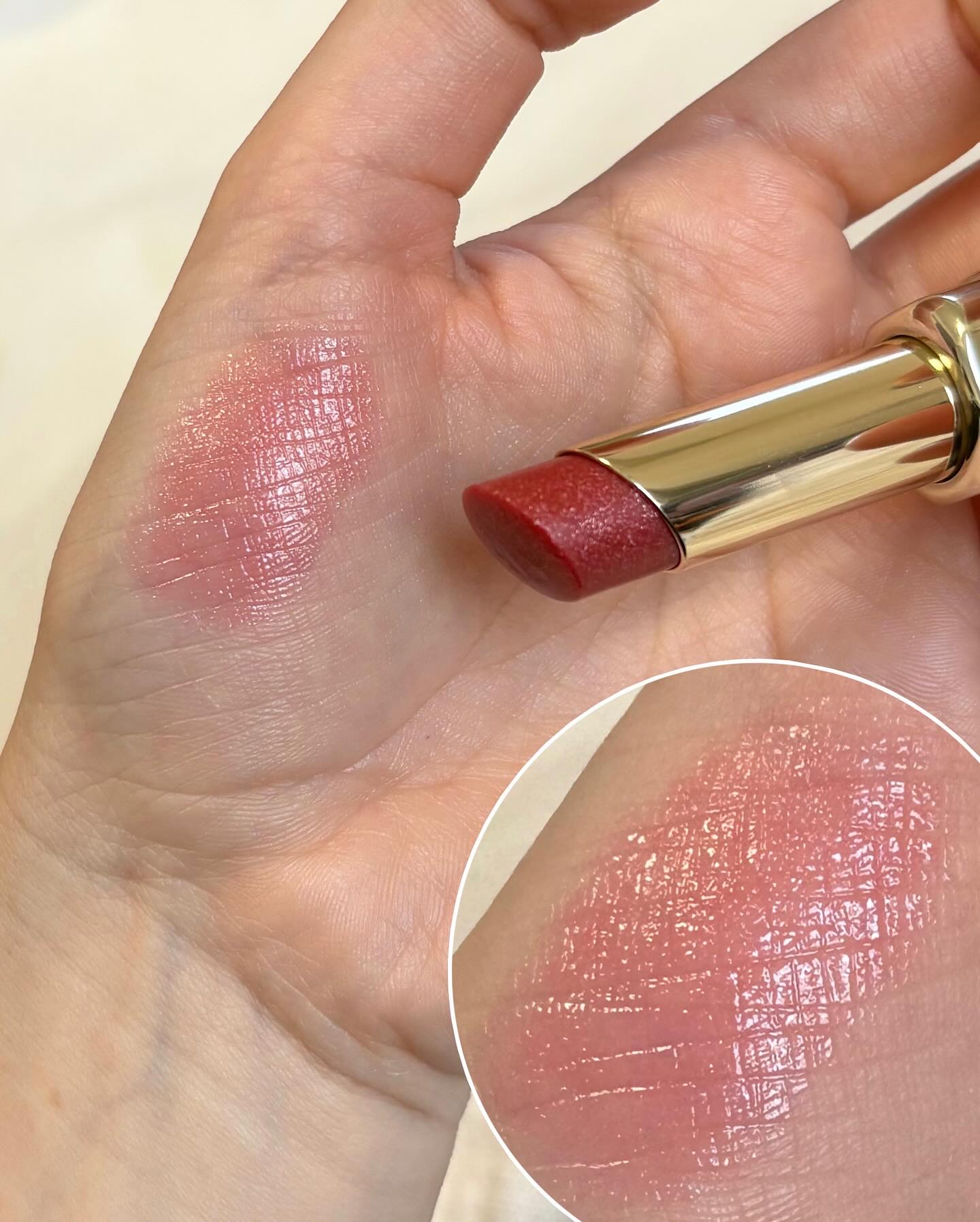 キスキス ビー グロウ/GUERLAIN/口紅を使ったクチコミ（2枚目）