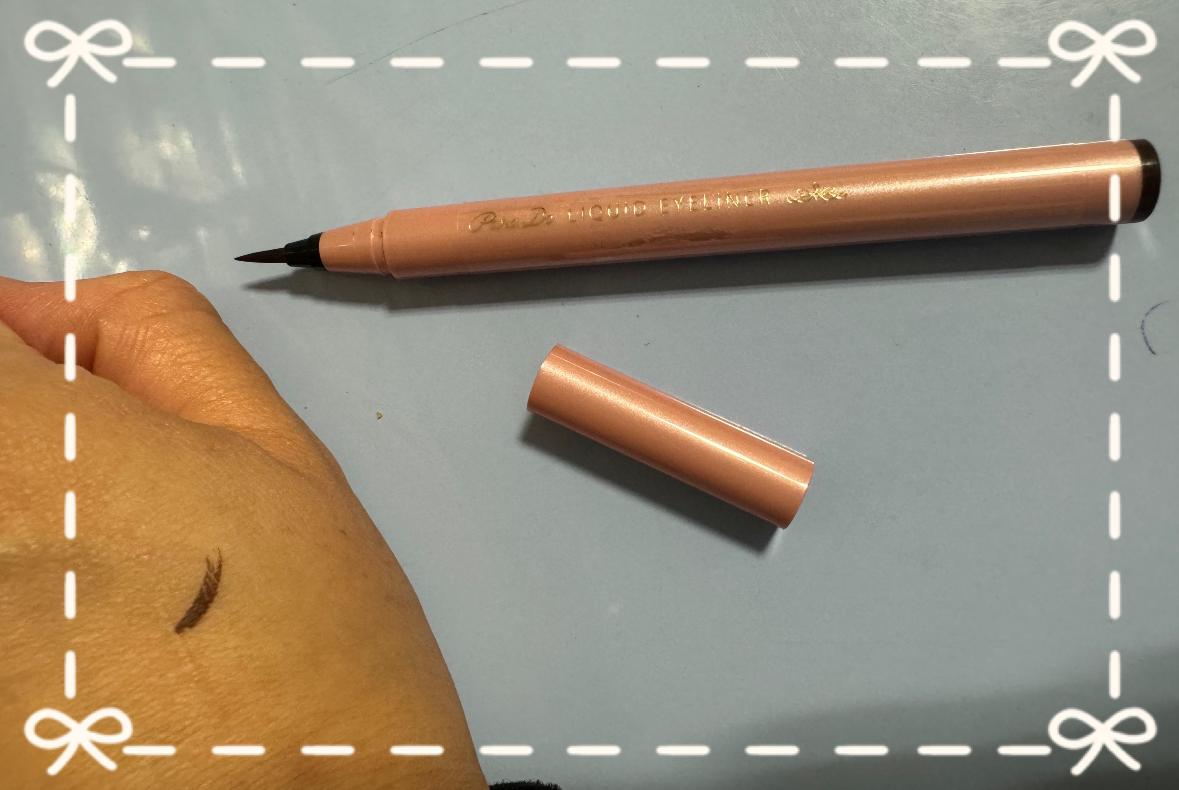 ペンシルアイライナーex BR ダークブラウン/パラドゥ/ペンシルアイライナーを使ったクチコミ（2枚目）