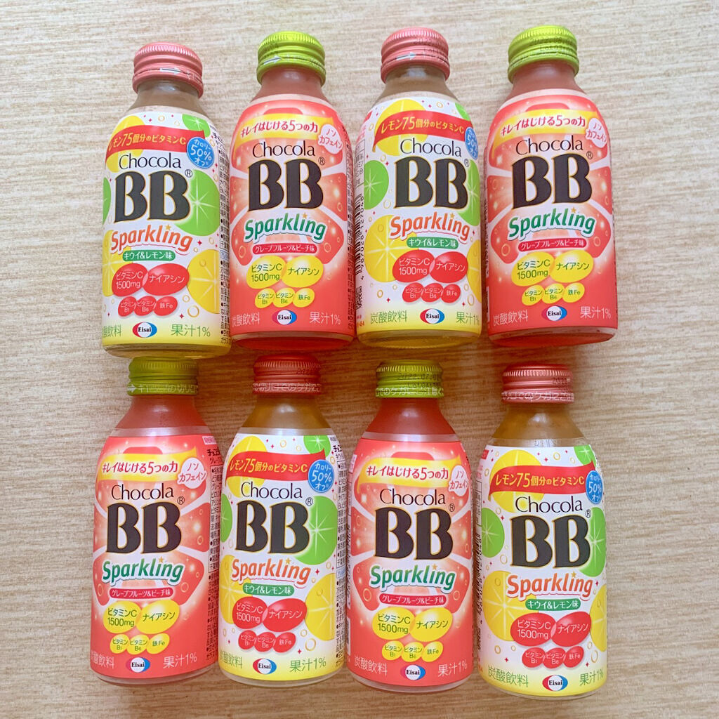 チョコラBBスパークリング/チョコラBB/美容ドリンクを使ったクチコミ（1枚目）