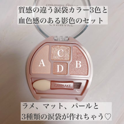 プランぷくコーデアイズ/キャンメイク/パウダーアイシャドウを使ったクチコミ(3枚目)