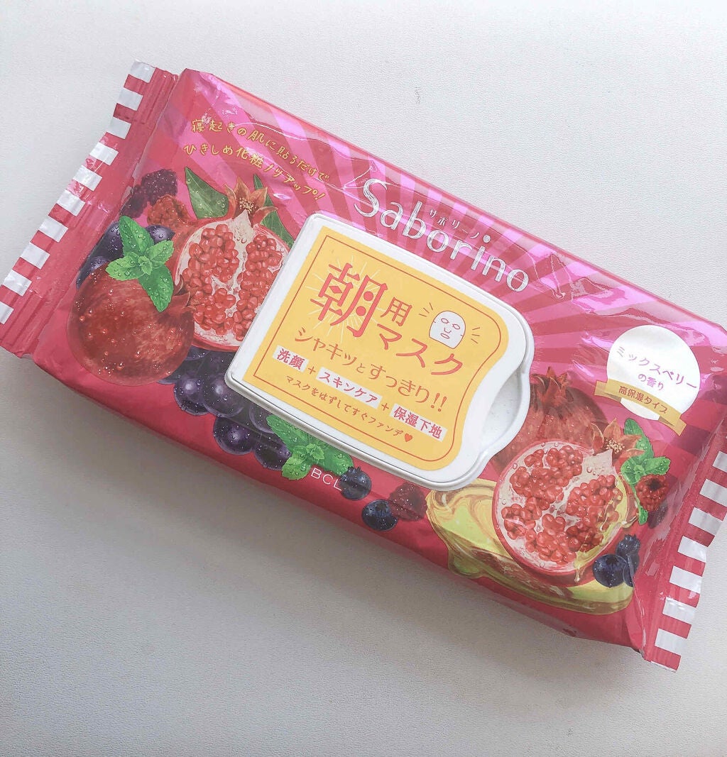 目ざまシート 完熟果実の高保湿タイプ/サボリーノ/シートマスク・パックを使ったクチコミ(1枚目)