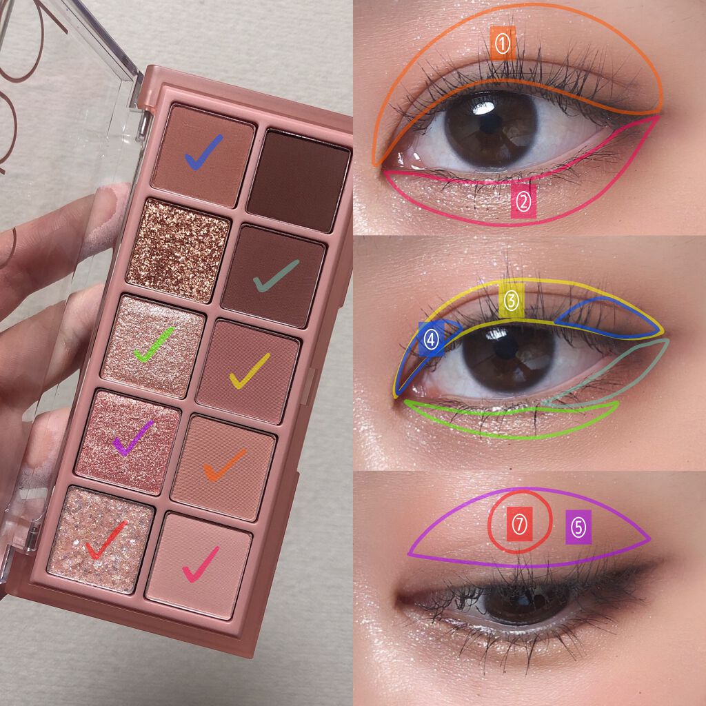 ベターザンパレット/rom&nd/アイシャドウパレットを使ったクチコミ(6枚目)