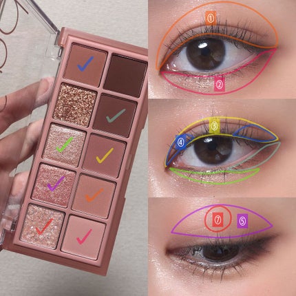 ベターザンパレット/rom&nd/アイシャドウパレットを使ったクチコミ(6枚目)