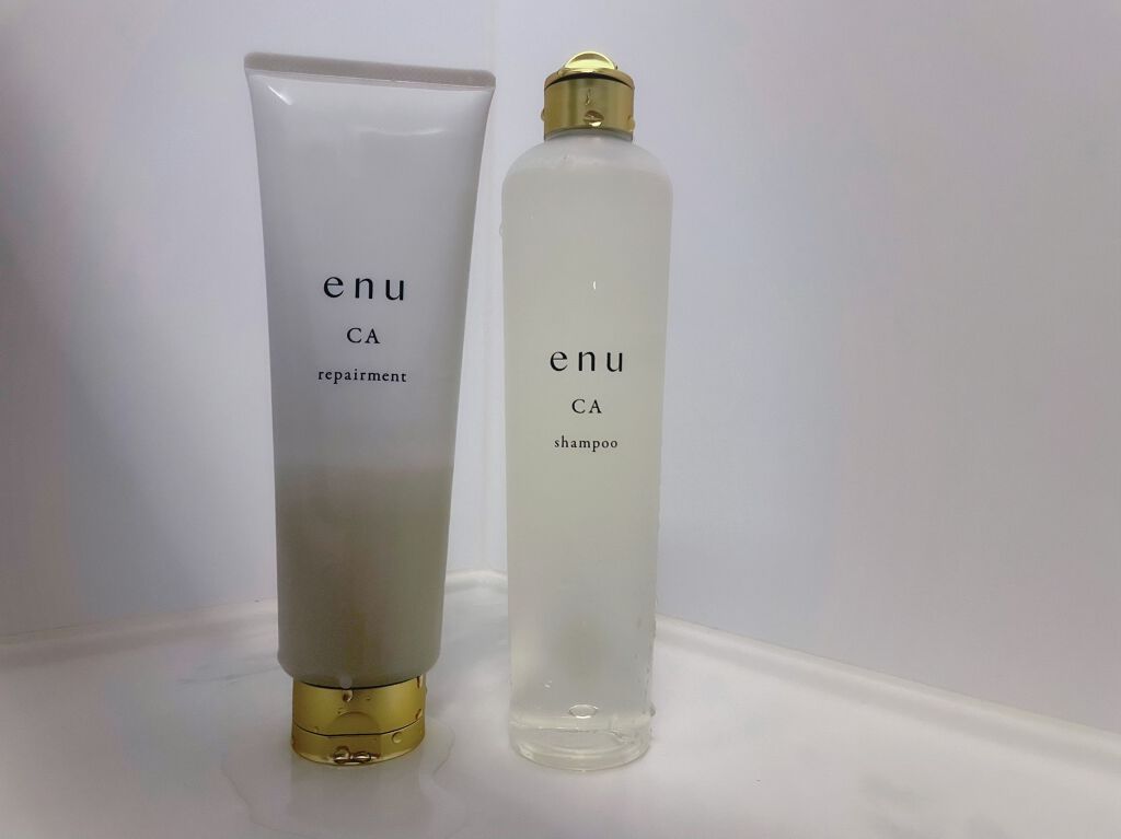 ｅｎｕ シャンプー CAのクチコミ「なめらかで落ち着きのある髪へ

エヌ シャンプーCA
リペアメント（ヘアトリートメント）CA
.....」（2枚目）