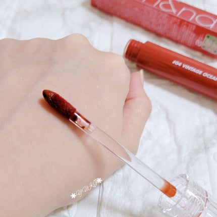 グラスティングウォーターティント/rom&nd/リップティントを使ったクチコミ(5枚目)