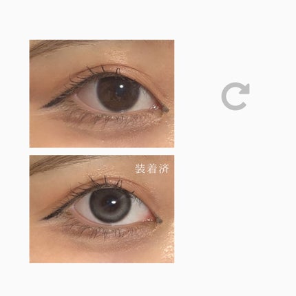 One & Only Kristin/Hapa kristin/カラーコンタクトレンズを使ったクチコミ(3枚目)