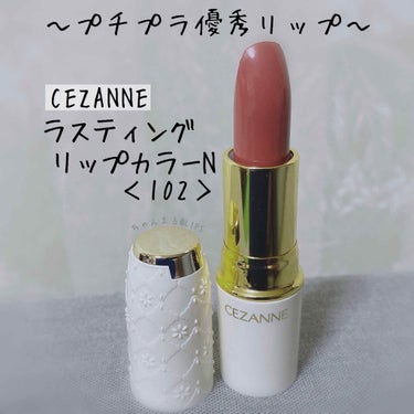 ラスティング リップカラーN/CEZANNE/口紅を使ったクチコミ（1枚目）