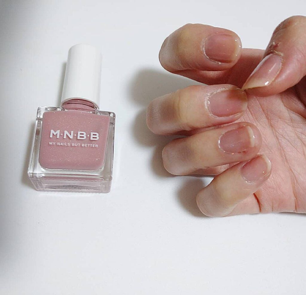 パーフェクトネイルコート カラー/M・N・B・B/オールインワンネイルを使ったクチコミ(2枚目)