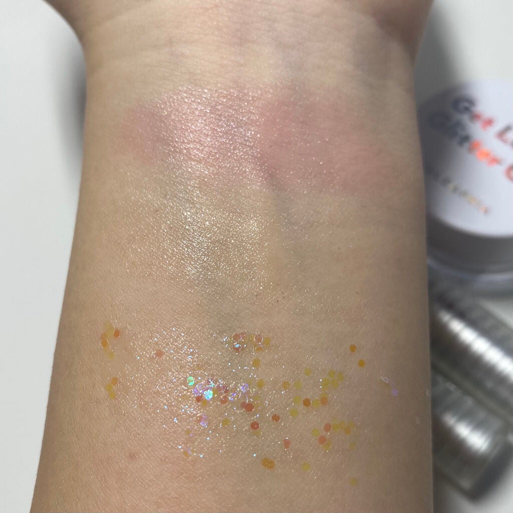 ゲットルーズグリッタージェル/unleashia/グリッターを使ったクチコミ(4枚目)