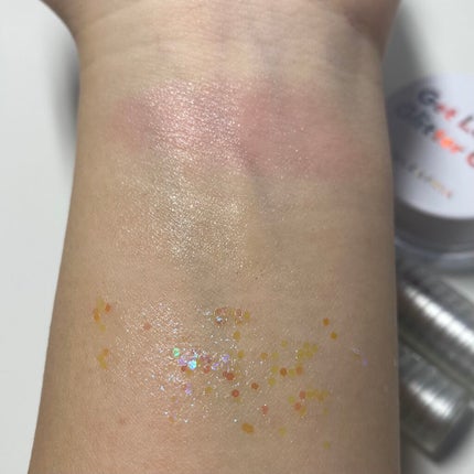 ゲットルーズグリッタージェル/unleashia/グリッターを使ったクチコミ(4枚目)