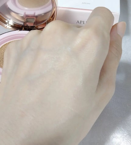 ピンクティーツリーカバークッション/APLIN/クッションファンデーションを使ったクチコミ(9枚目)