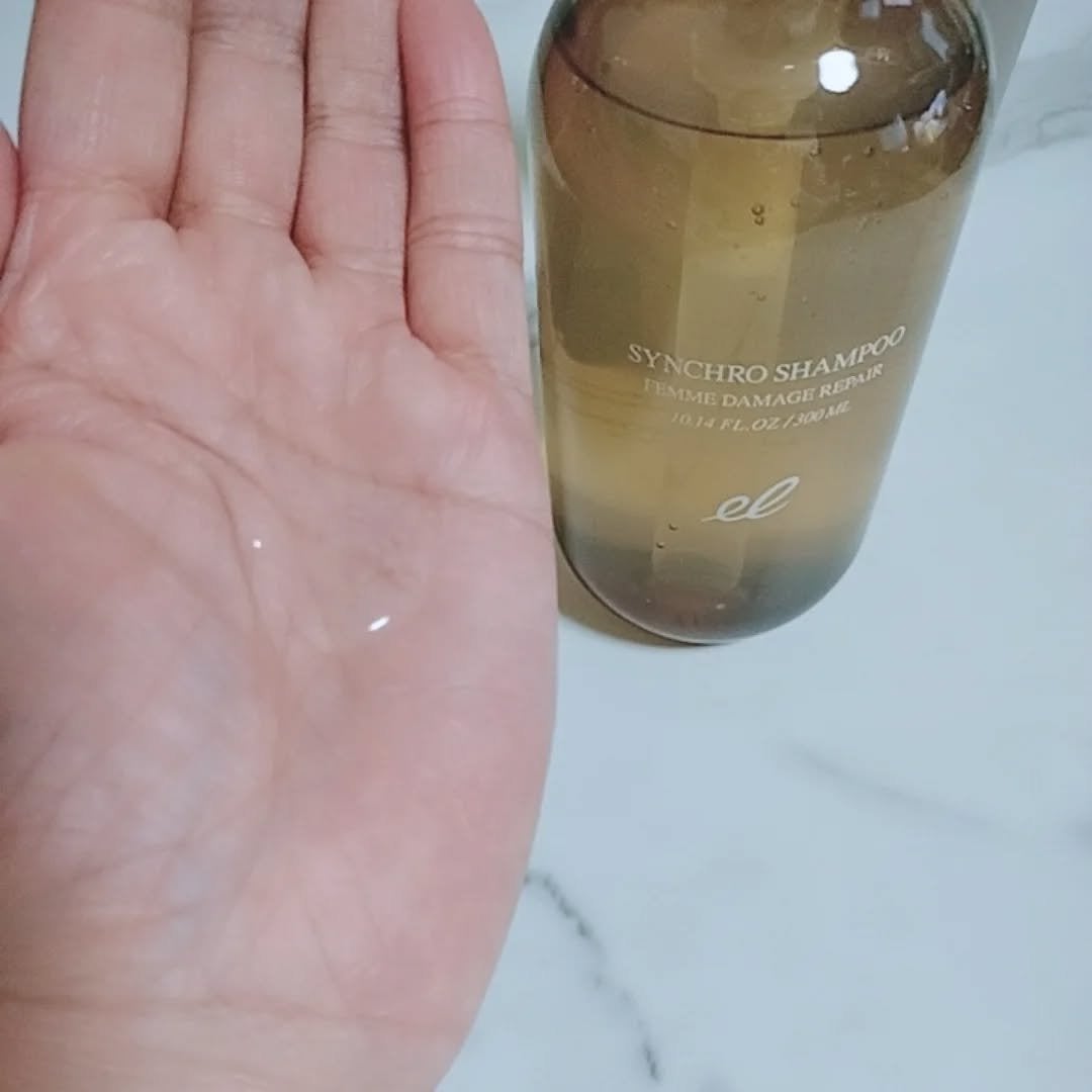 シンクロシャンプー ファム DAMAGE REPAIR/シンクロトリートメント DAMAGE REPAIR/ELECTRON/市販シャンプーを使ったクチコミ(3枚目)