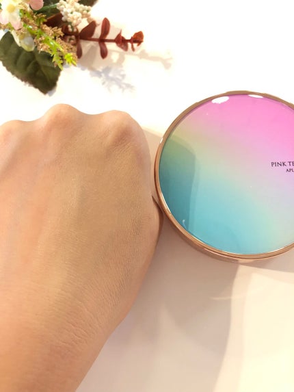 ピンクティーツリーカバークッション/APLIN/クッションファンデーションを使ったクチコミ(4枚目)