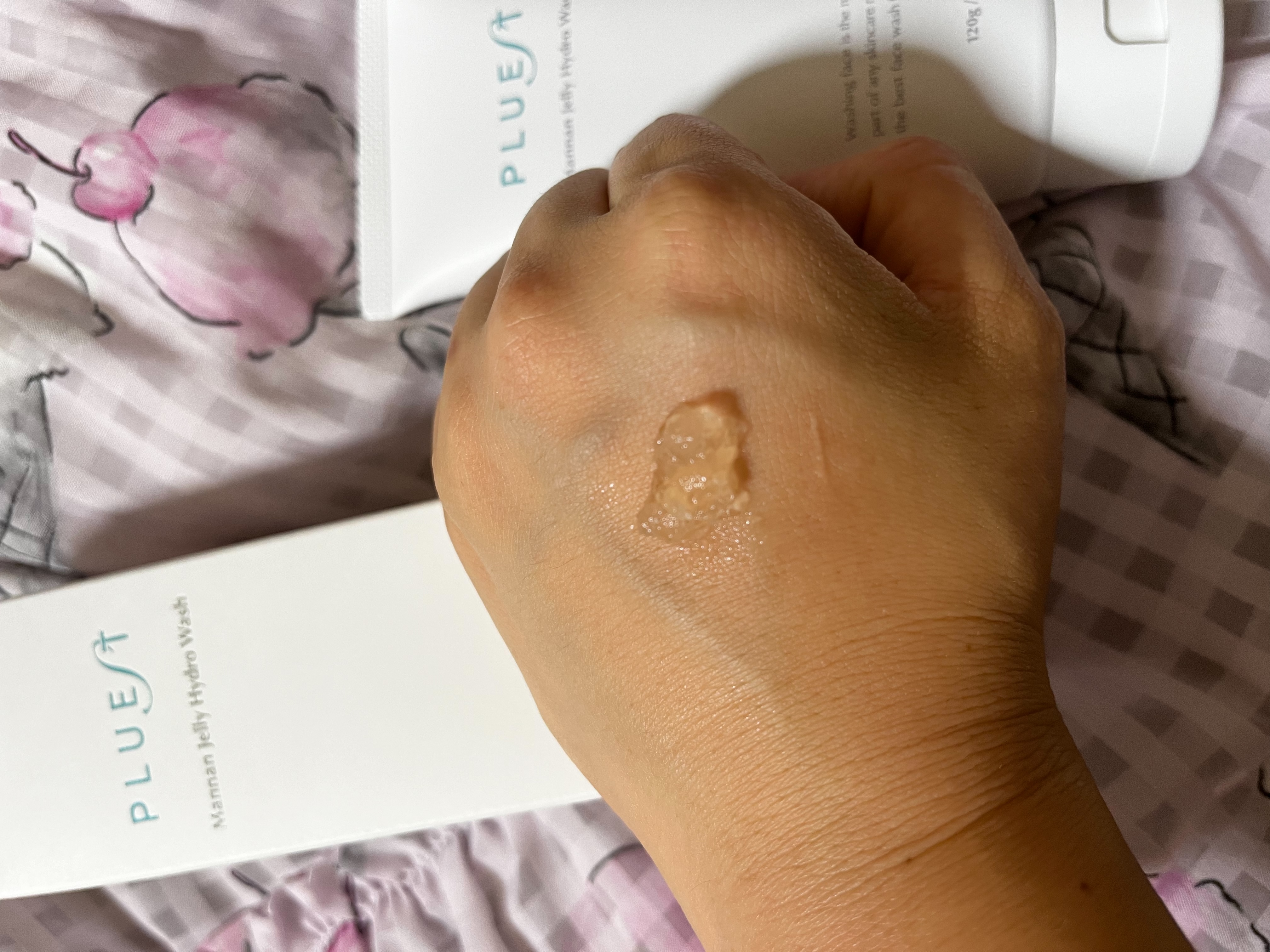 マンナンジェリーハイドロウォッシュ/PLUEST/洗顔料を使ったクチコミ（1枚目）