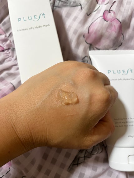 マンナンジェリーハイドロウォッシュ/PLUEST/洗顔料を使ったクチコミ(1枚目)