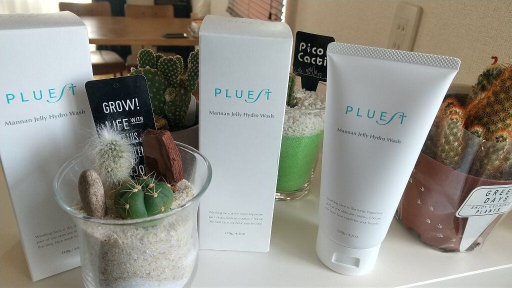 マンナンジェリーハイドロウォッシュ/PLUEST/洗顔料を使ったクチコミ(1枚目)