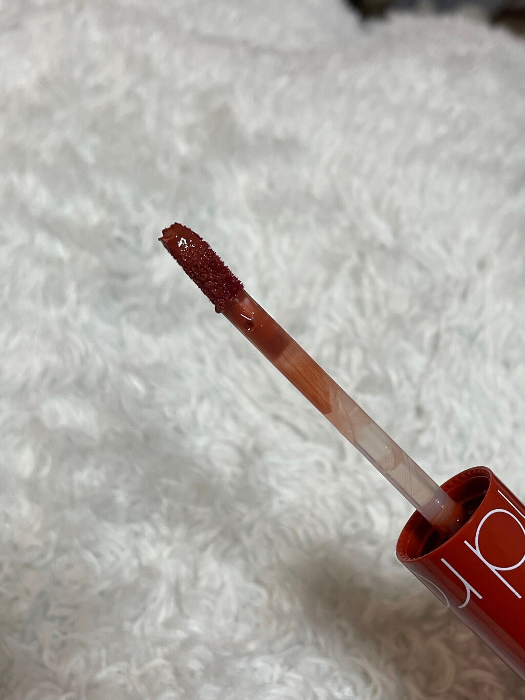 ジューシーラスティングティント/rom&nd/リップティントを使ったクチコミ(2枚目)