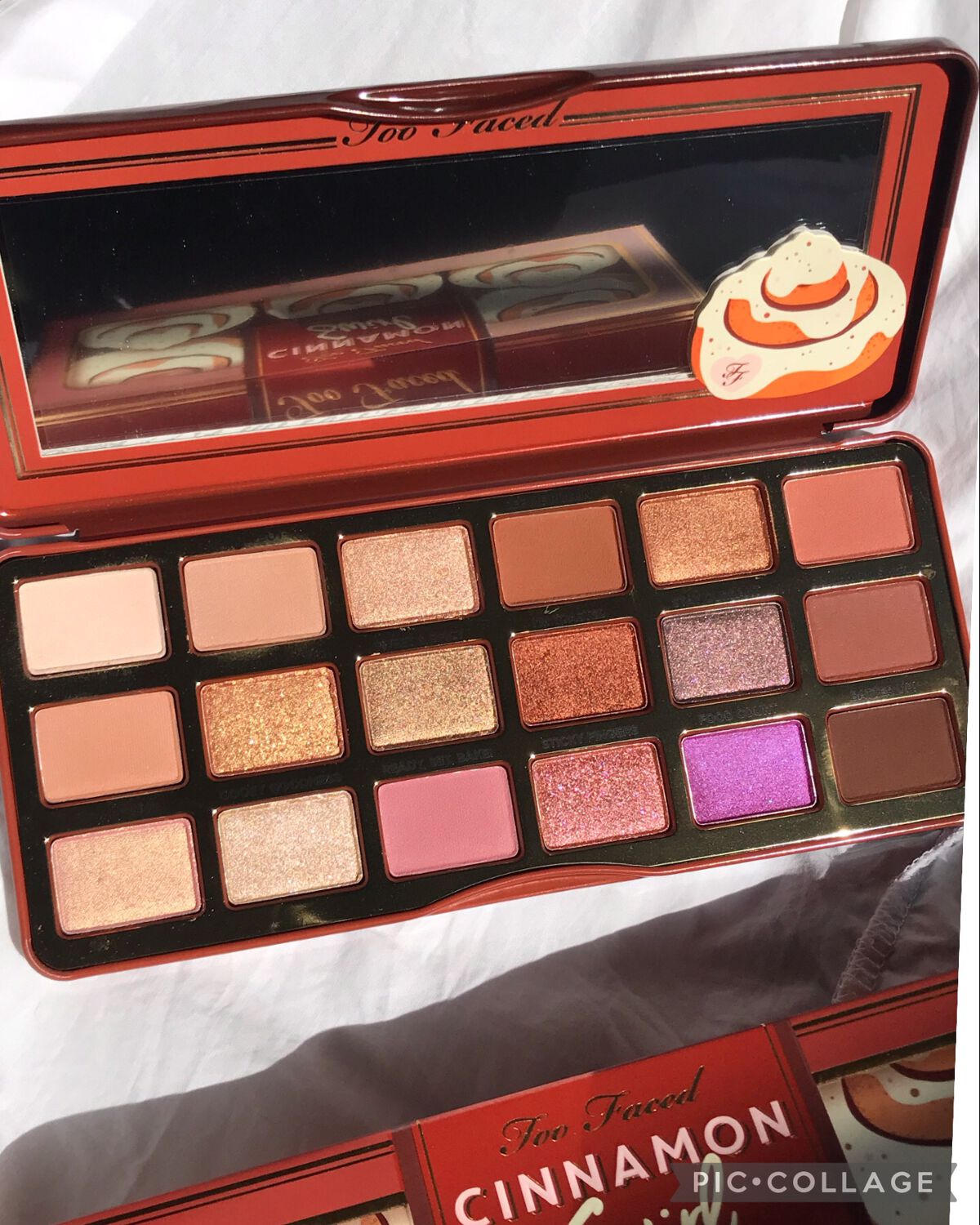 シナモン スワール アイシャドウ パレット/Too Faced/アイシャドウパレットを使ったクチコミ（2枚目）