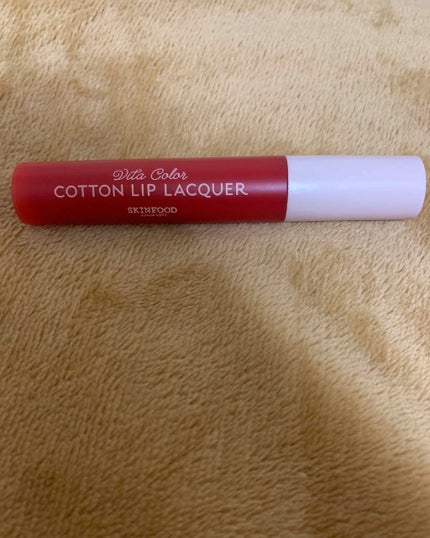 ビタカラー コットン リップラッカー/SKINFOOD/口紅を使ったクチコミ(1枚目)