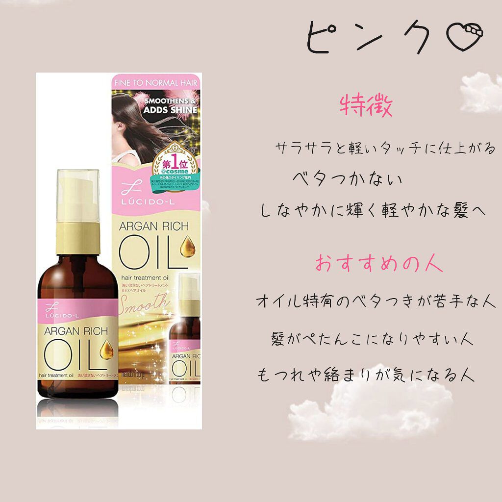 オイルトリートメント #EXヘアオイル うねり・くせケア/ルシードエル/ヘアオイルを使ったクチコミ（3枚目）