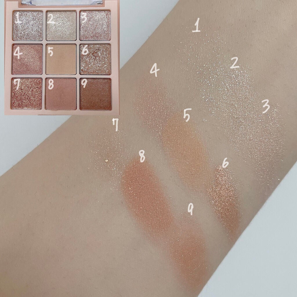 シャドウパレット/dasique/アイシャドウパレットを使ったクチコミ(3枚目)