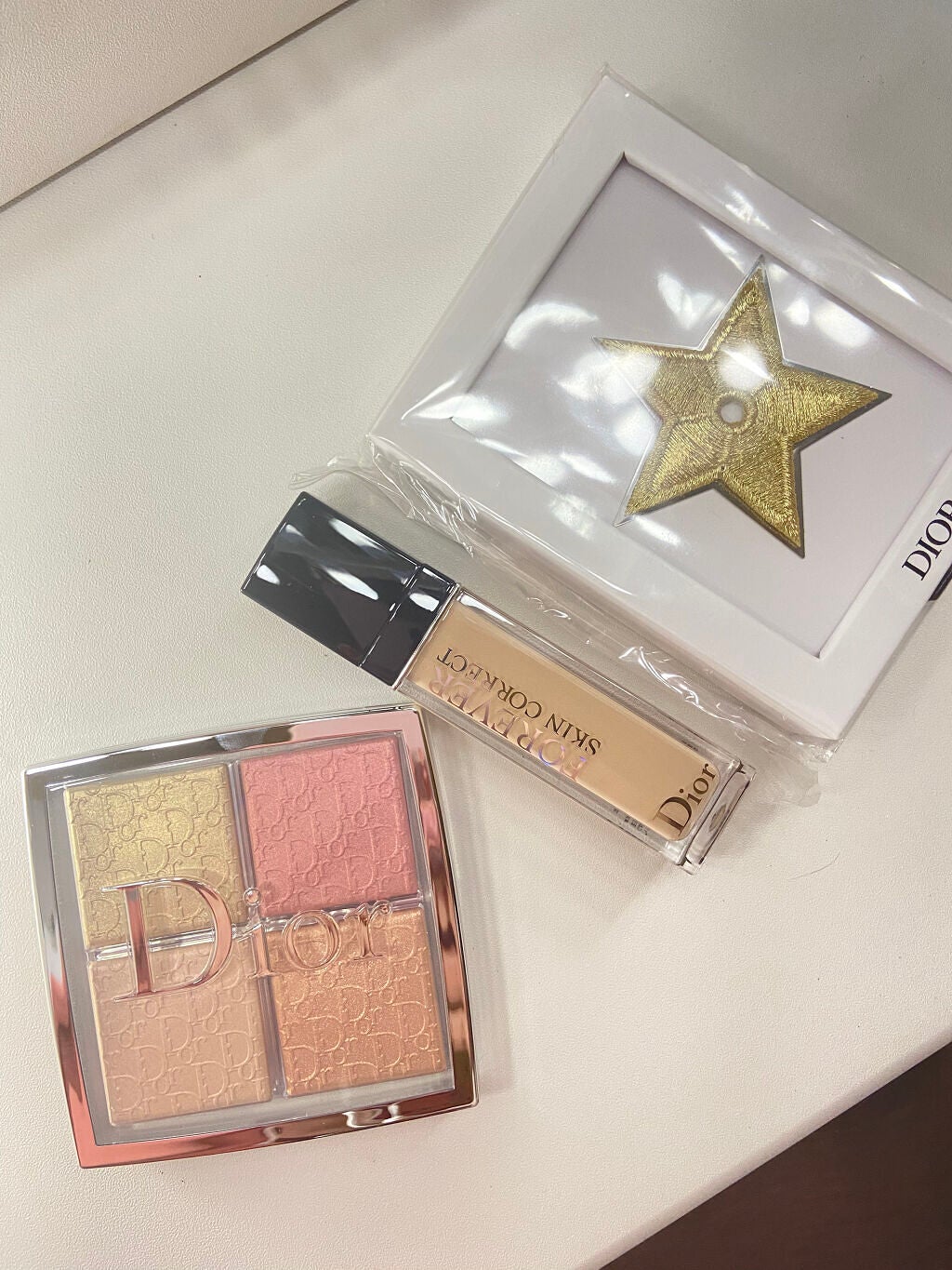 ディオール バックステージ フェイス グロウ パレット/Dior/ハイライトを使ったクチコミ(2枚目)
