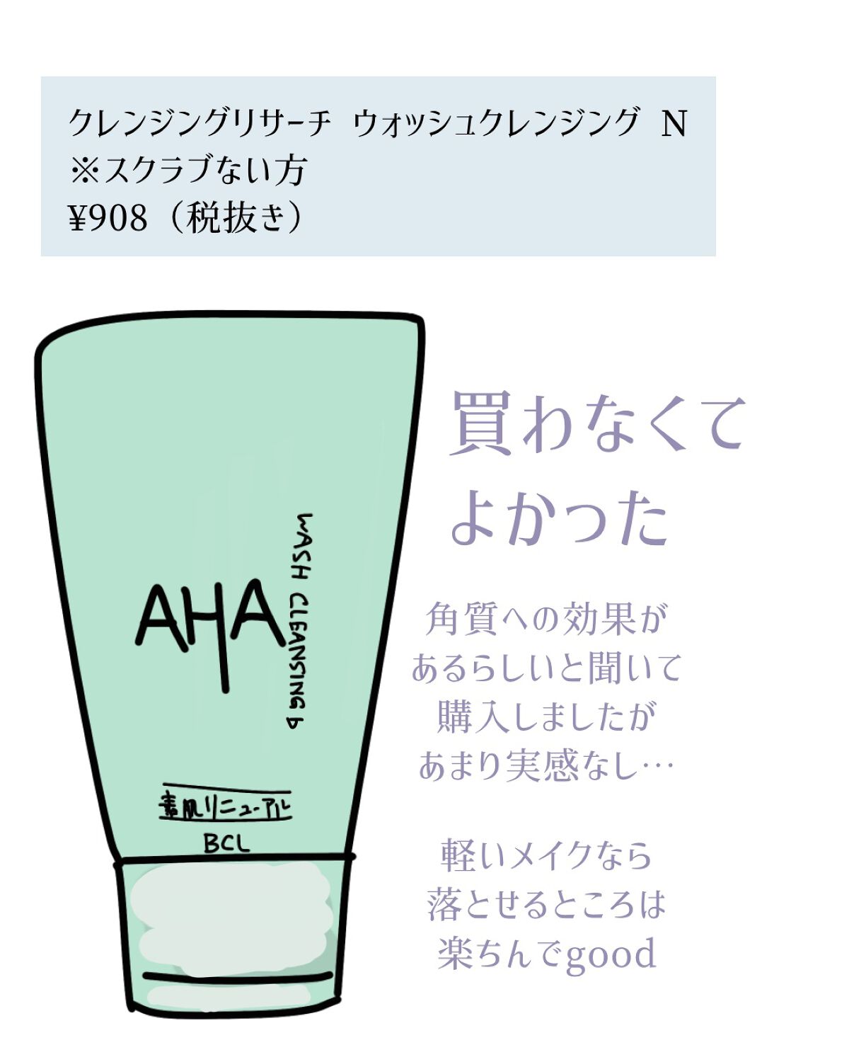 ウォッシュクレンジング b/クレンジングリサーチ/化粧水を使ったクチコミ(7枚目)