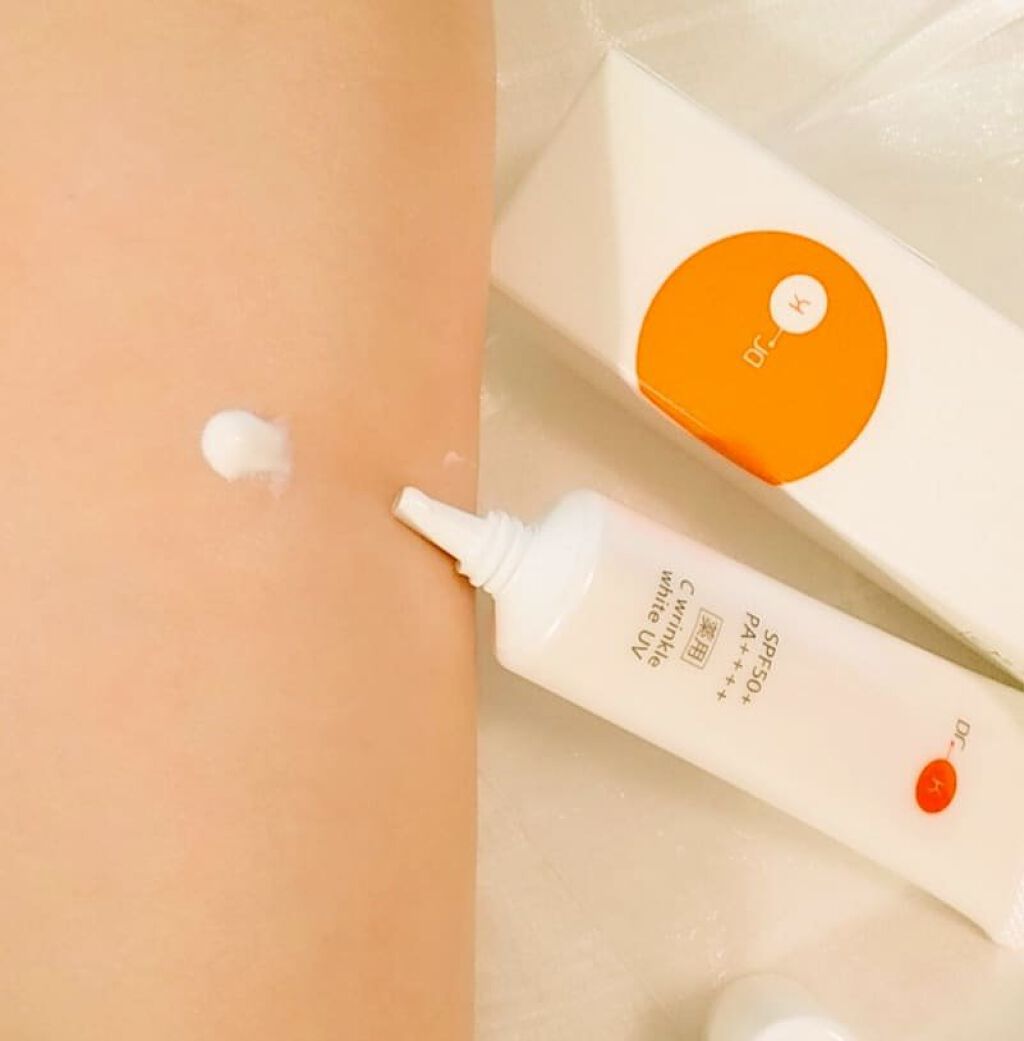 薬用CリンクルホワイトUV/ドクターケイ/日焼け止めクリームを使ったクチコミ（2枚目）