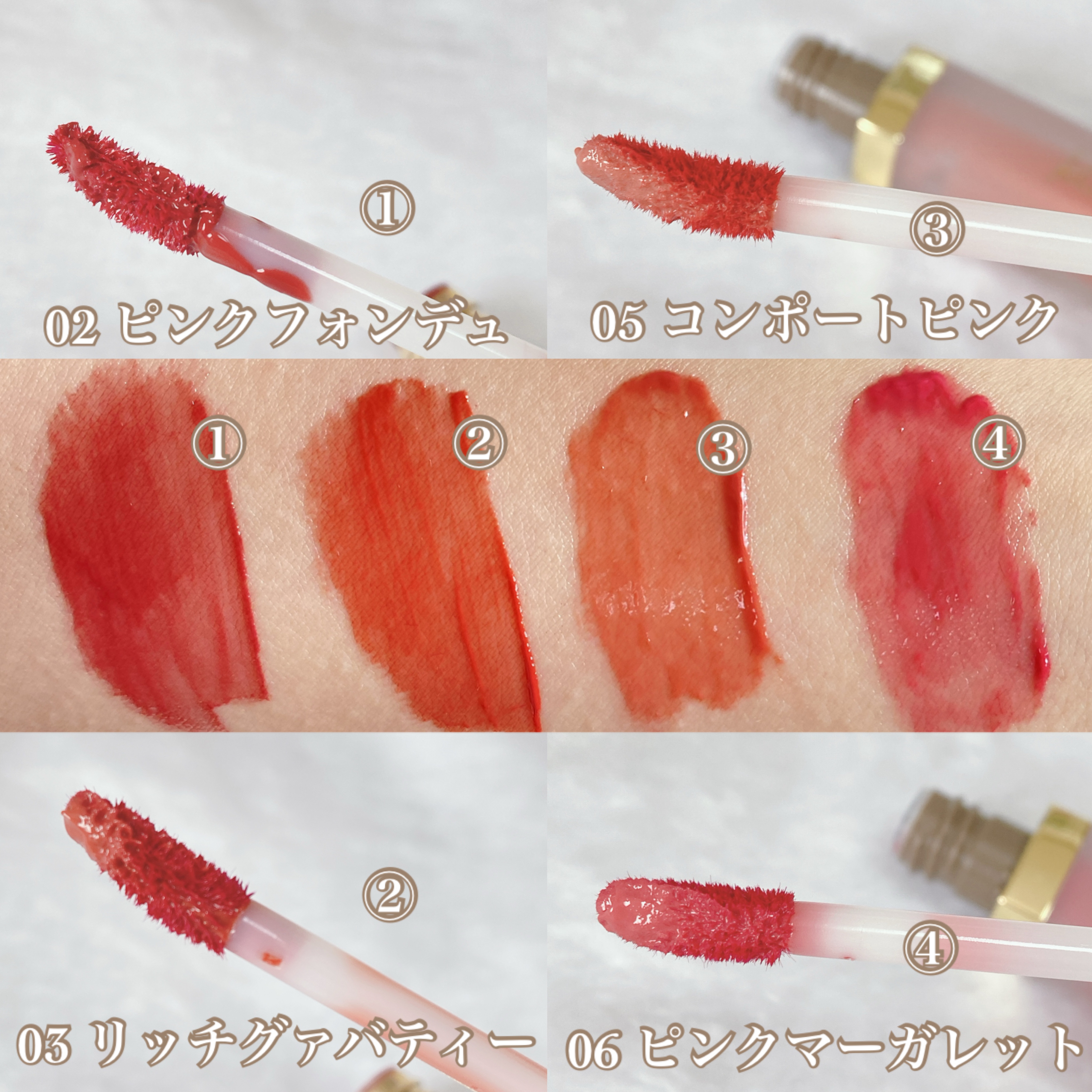 ミューテッドシアーティント/Ririmew/リップティントを使ったクチコミ（2枚目）