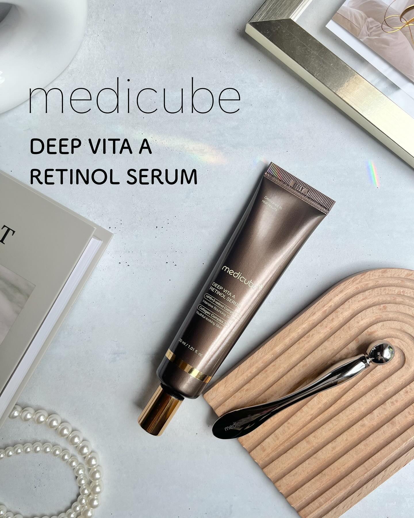 ディープビタAレチノールセラム/MEDICUBE/美容液を使ったクチコミ（1枚目）