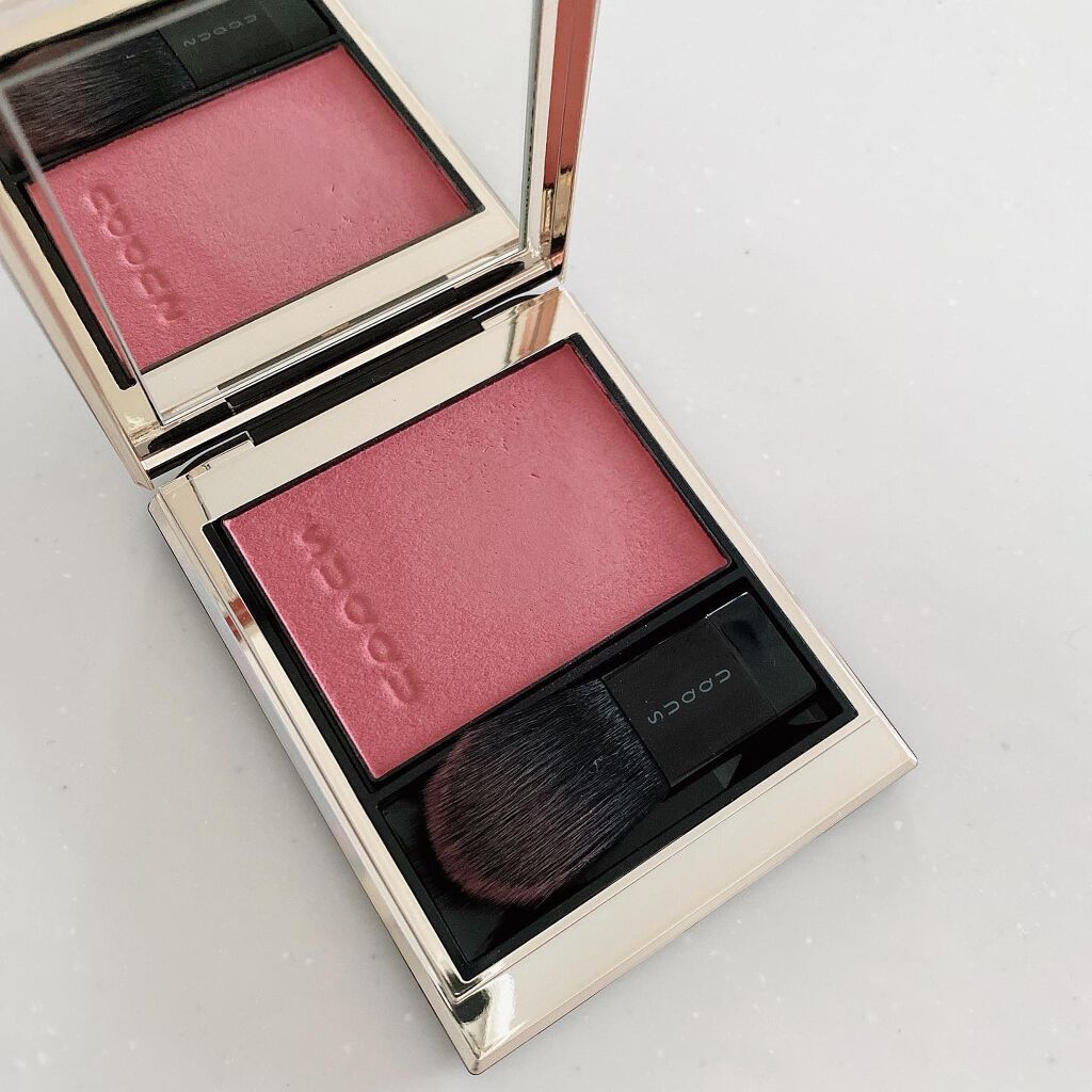 メルティング パウダー ブラッシュ/SUQQU/パウダーチークを使ったクチコミ(1枚目)