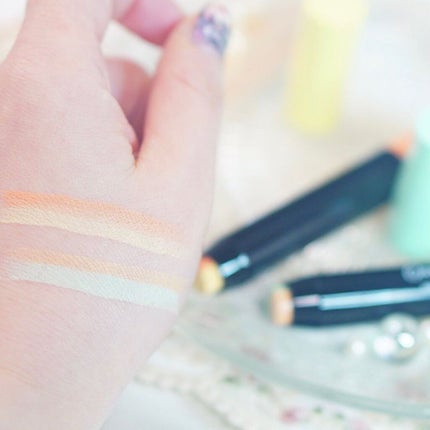 デュオカラーコンシーラー 02グリーン&ベージュ/カバーファクトリー/スティックコンシーラーの画像