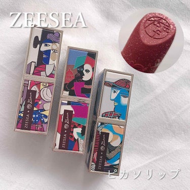 ピカソベルベットマットリップスティック/ZEESEA/口紅を使ったクチコミ（1枚目）