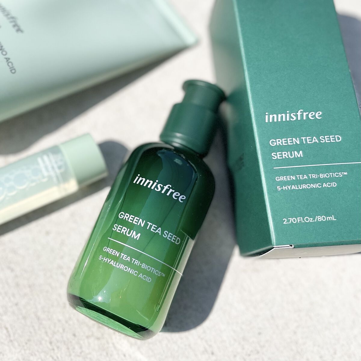 グリーンティーシード セラム N/innisfree/美容液を使ったクチコミ（2枚目）