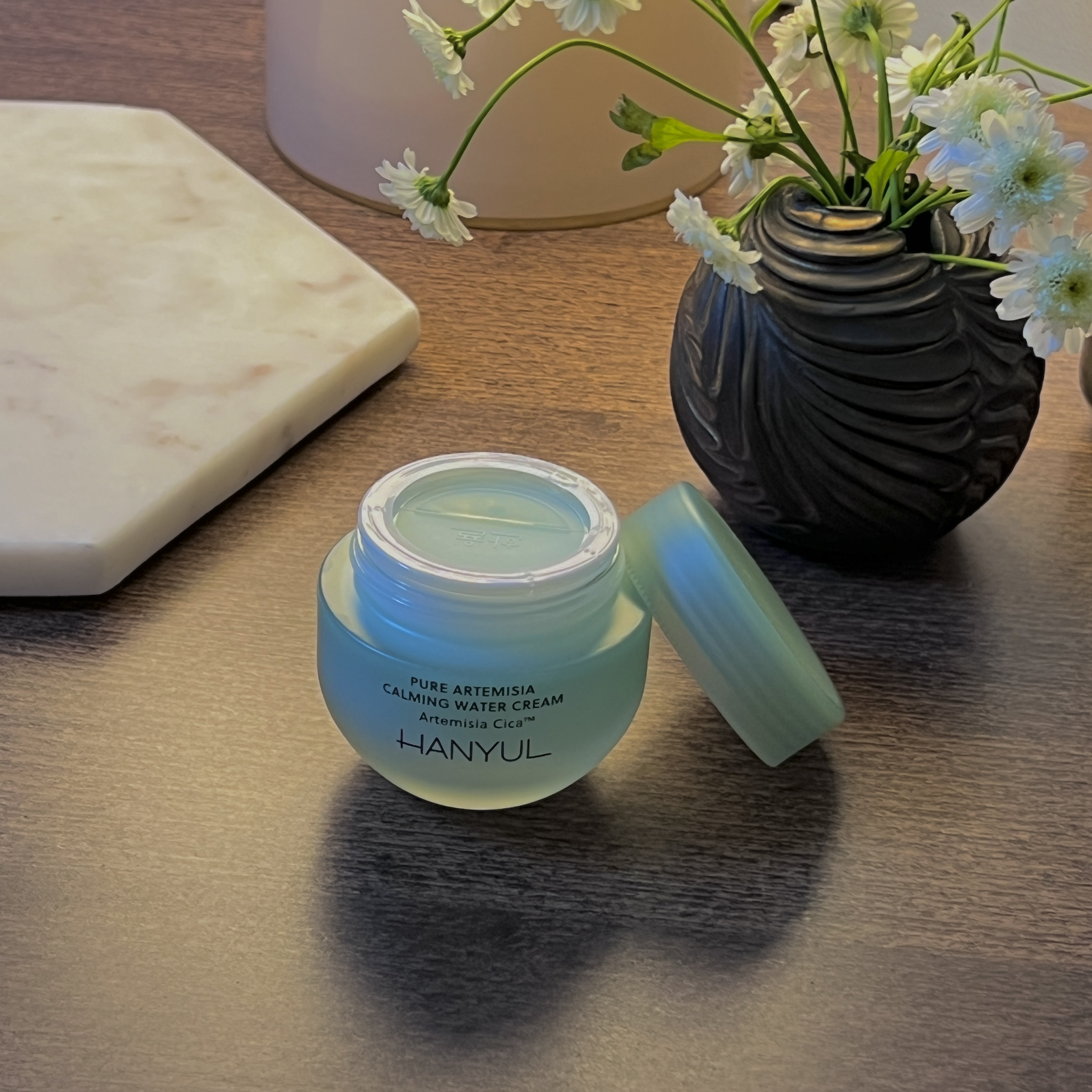 ピュアアルテミシア カーミングウォータークリーム/HANYUL(ハンユル)/フェイスクリームを使ったクチコミ（2枚目）
