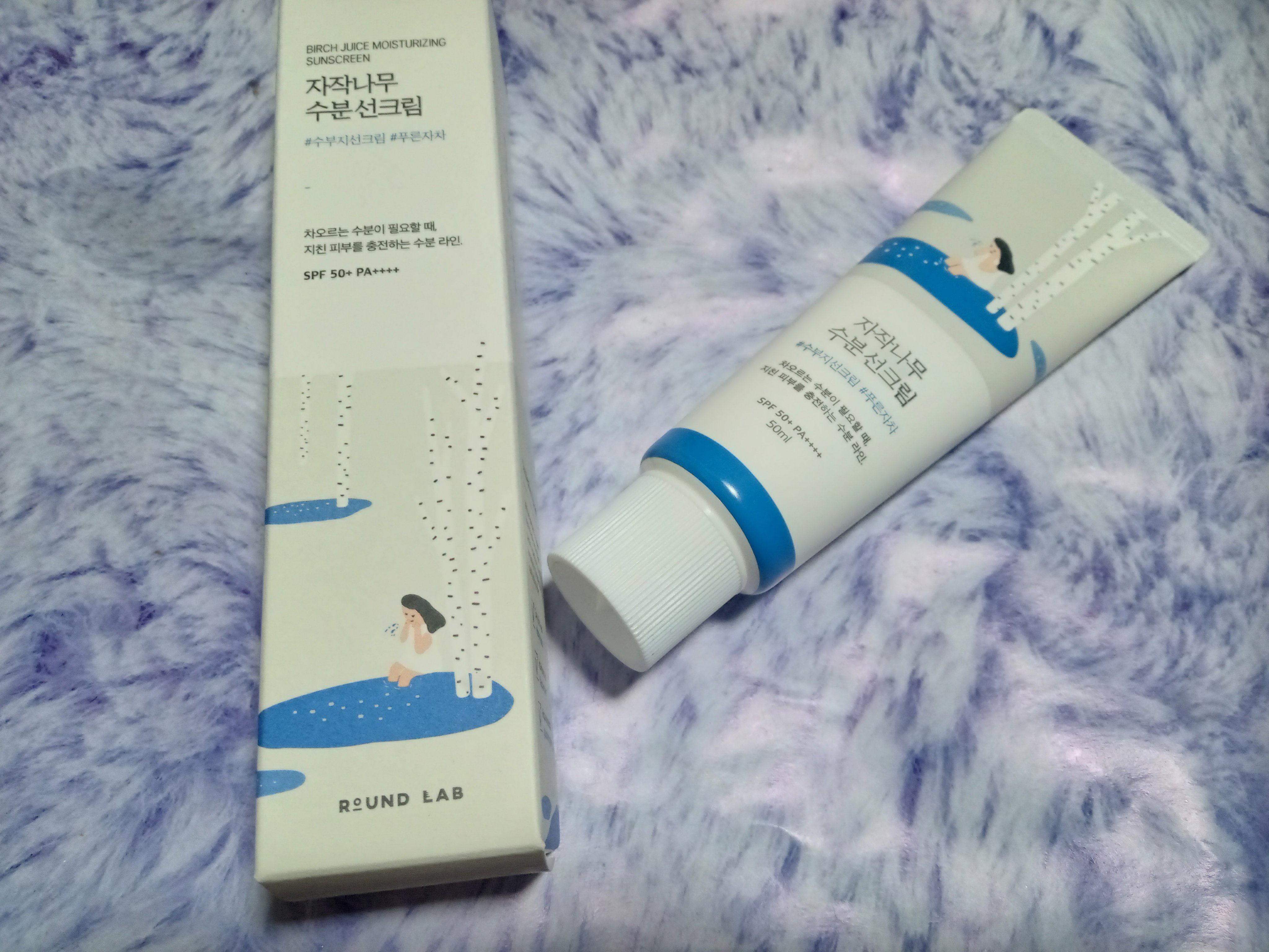 白樺水分uvクリーム/ROUND LAB/日焼け止めクリームを使ったクチコミ（2枚目）