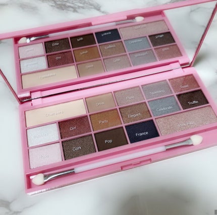 アイラブチョコレート/MAKEUP REVOLUTION/アイシャドウパレットを使ったクチコミ(3枚目)