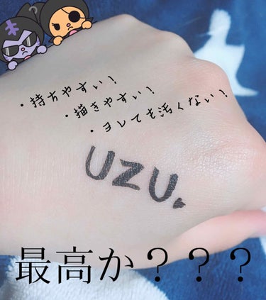 EYE OPENING LINER/UZU BY FLOWFUSHI/リキッドアイライナーを使ったクチコミ（2枚目）