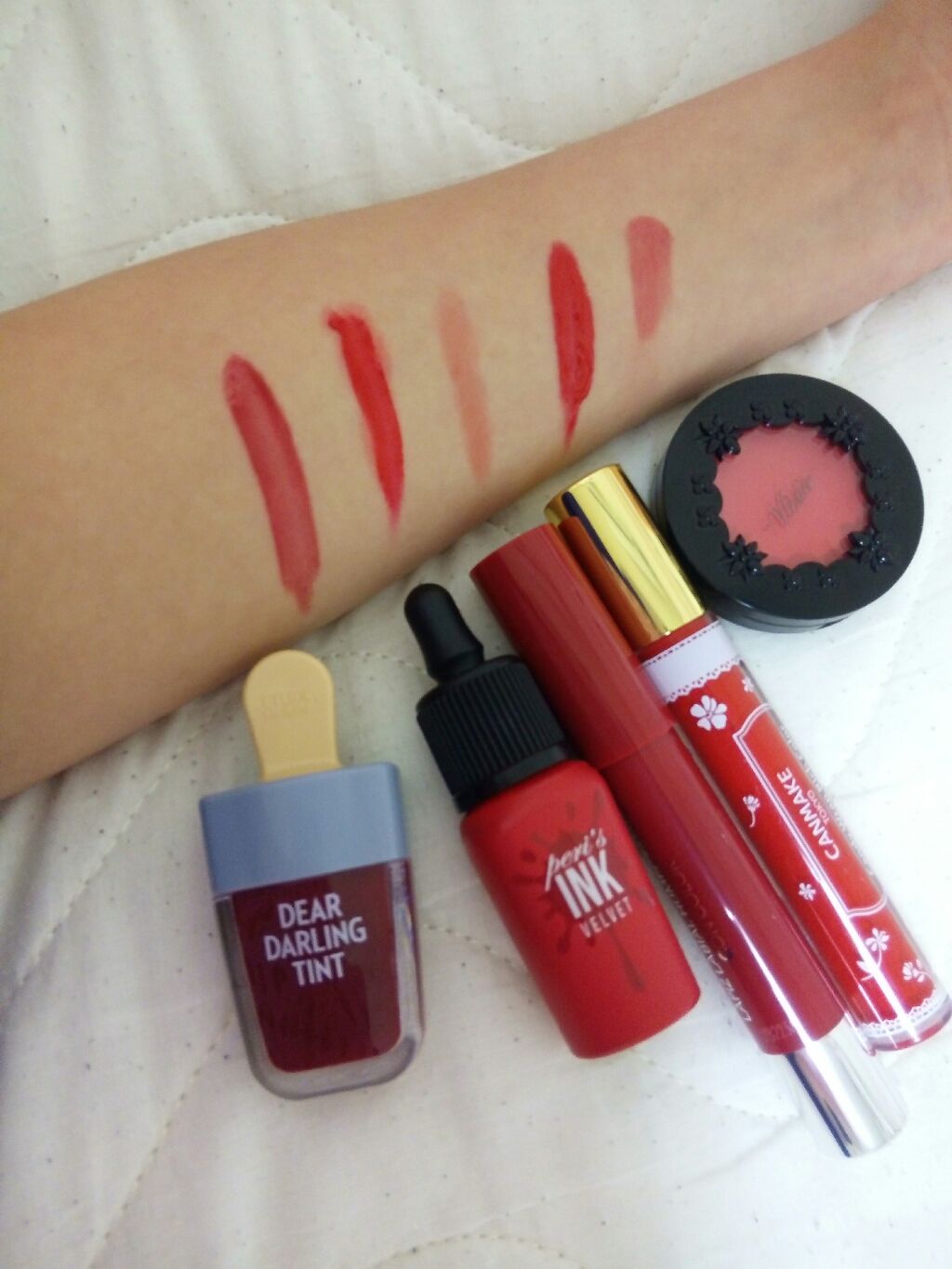 リシェ  リップ&チーク クリーム/Visée/ジェル・クリームチークを使ったクチコミ（2枚目）