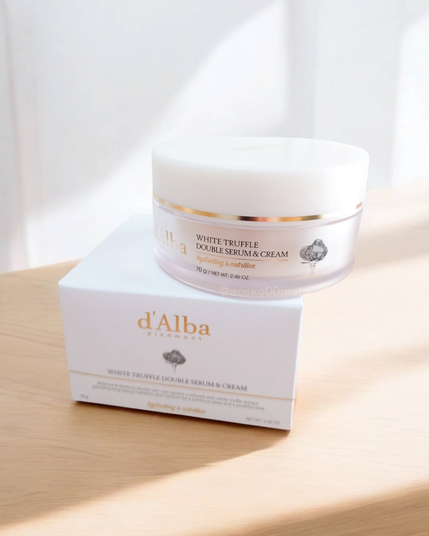 ホワイトトリュフダブルセラムアンドクリーム/ダルバ/フェイスクリームを使ったクチコミ（1枚目）
