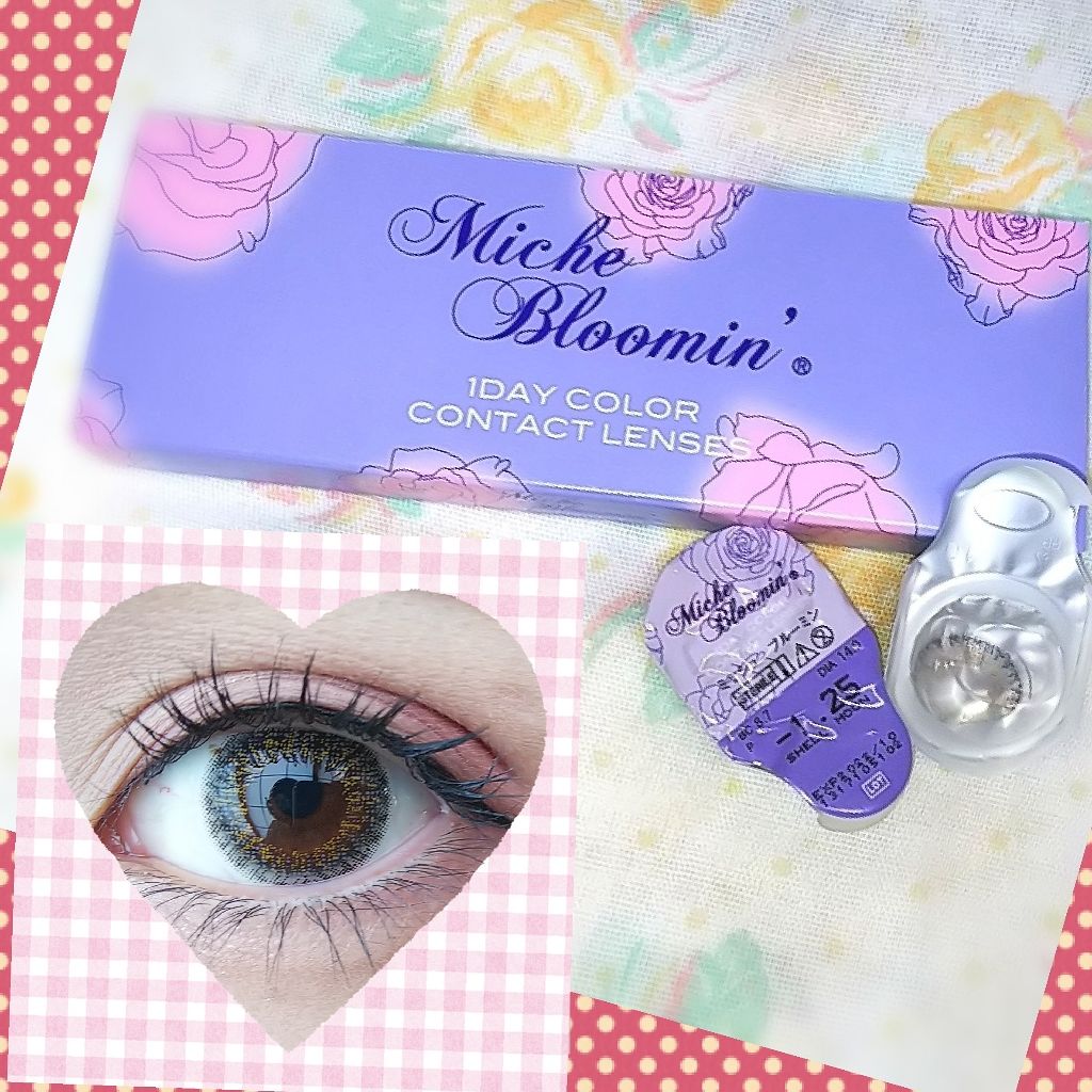 ミッシュ ブルーミン ワンデー (クォーターヴェール シリーズ/イノセント シリーズ)/ミッシュブルーミン/ワンデー(1DAY)カラコンを使ったクチコミ(1枚目)